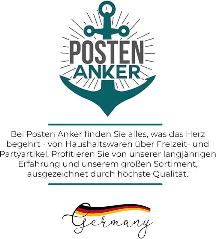 Posten Anker Toaster schwarz | 4 Scheiben | 1400 Watt | breite Schlitze | 7 Bräunungsstufen | Doppel