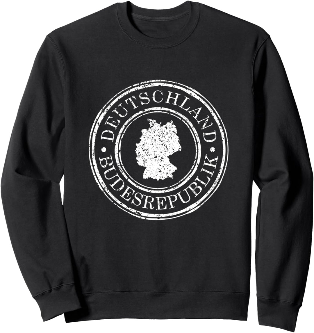 Deutschland Bundesrepublik Passstempel Liebe Deutschland Sweatshirt