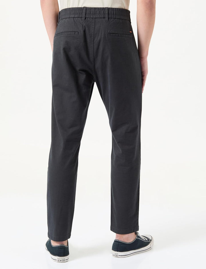 BOSS Herren Trousers_Flat 36W / 30L Black1, 36W / 30L Black1