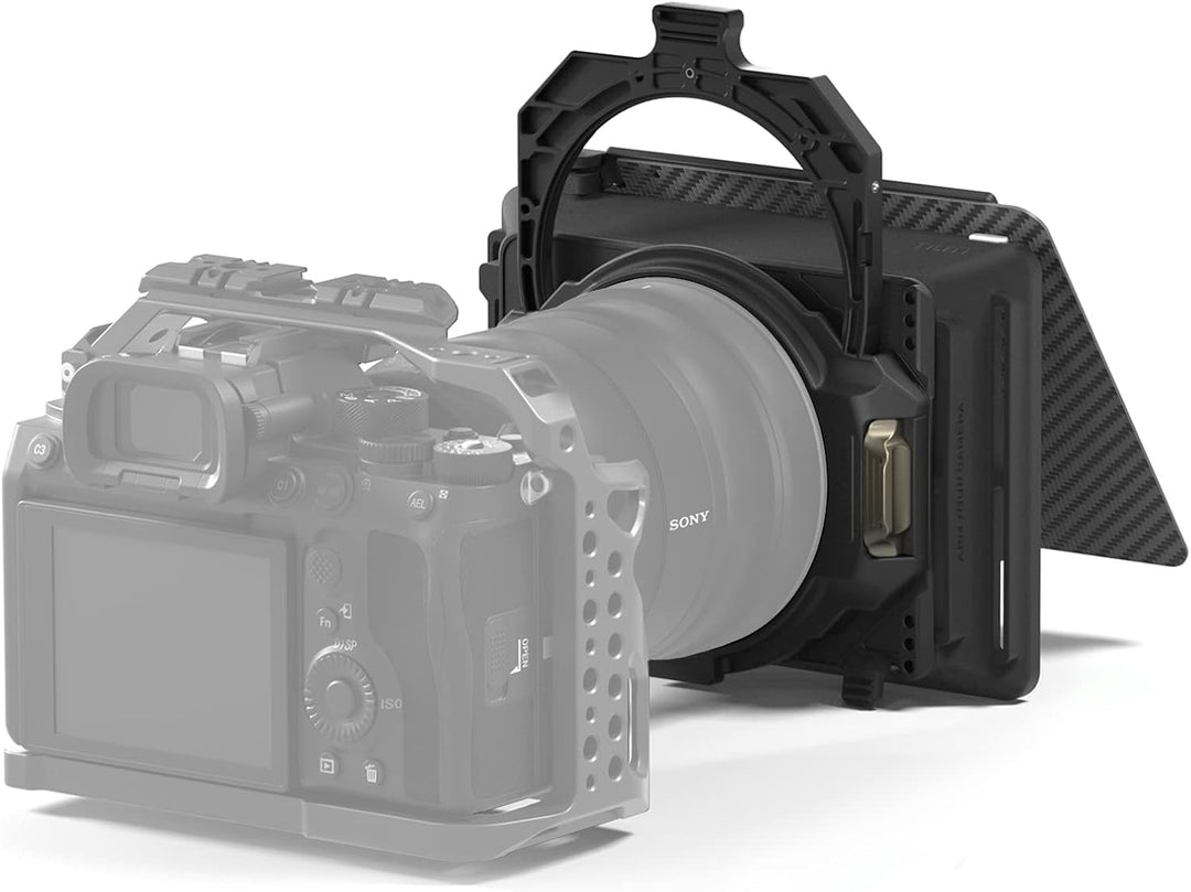 TILTA Mirage Matte Box 95 mm runder Filterrahmen, kompatibel mit 4 x 5,65 Zoll Filter, mit 67 mm/72