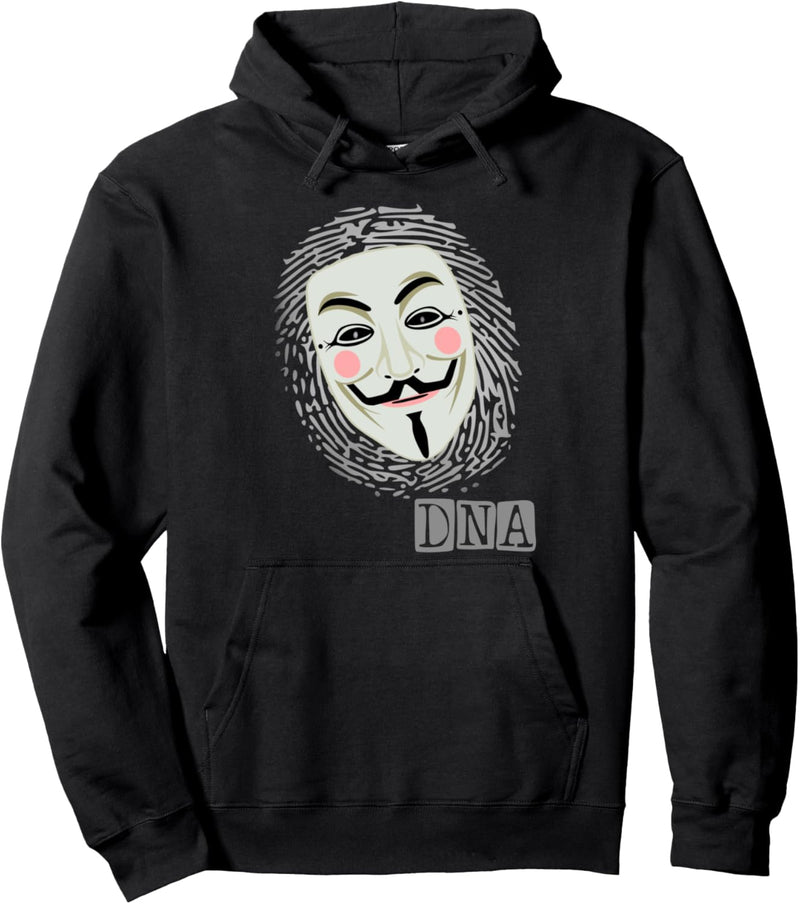 Project Zorgo Mask Anonymous Hacker DNA Pullover Hoodie