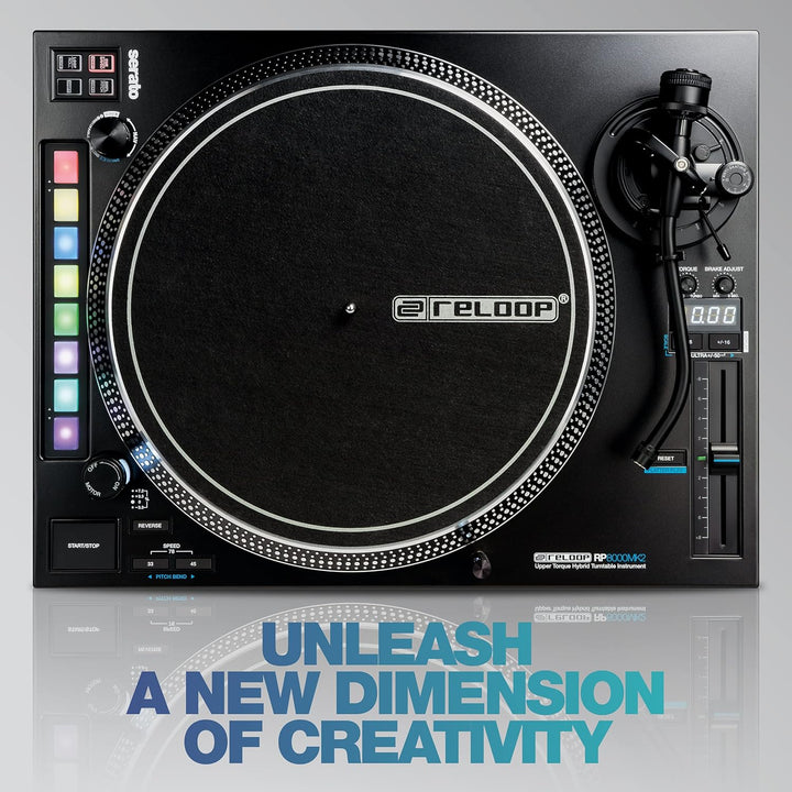 Reloop RP-8000 MK2 - Der fortschrittlichste DJ-Plattenspieler Aller Zeiten, 7 RGB-farbcodierte Perfo