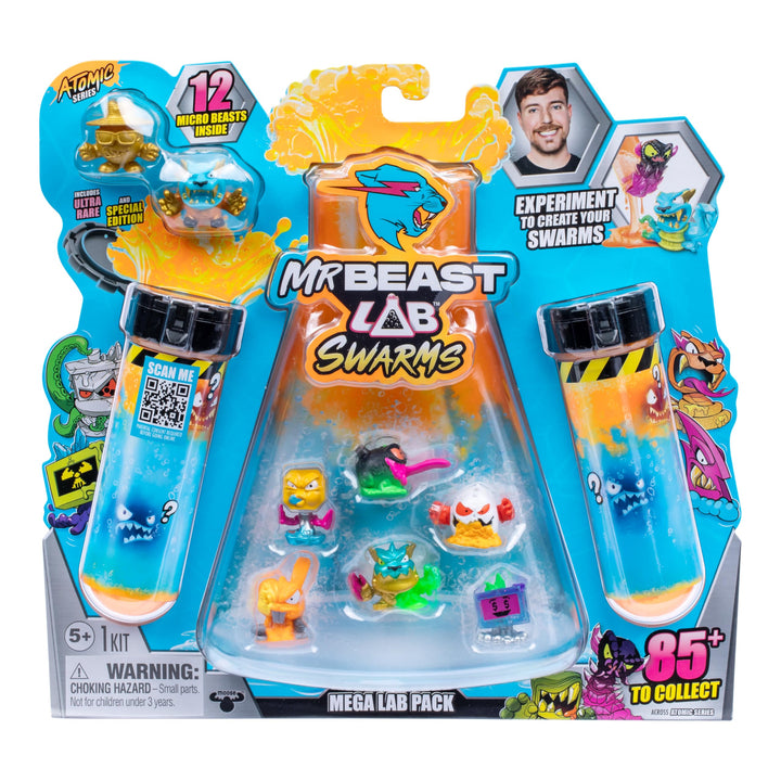 MRBEAST LAB Swarms, Atomic-Serie, Mega-Labor-Packung, Experiment, Wasser hinzufügen, Reagenzglas sch