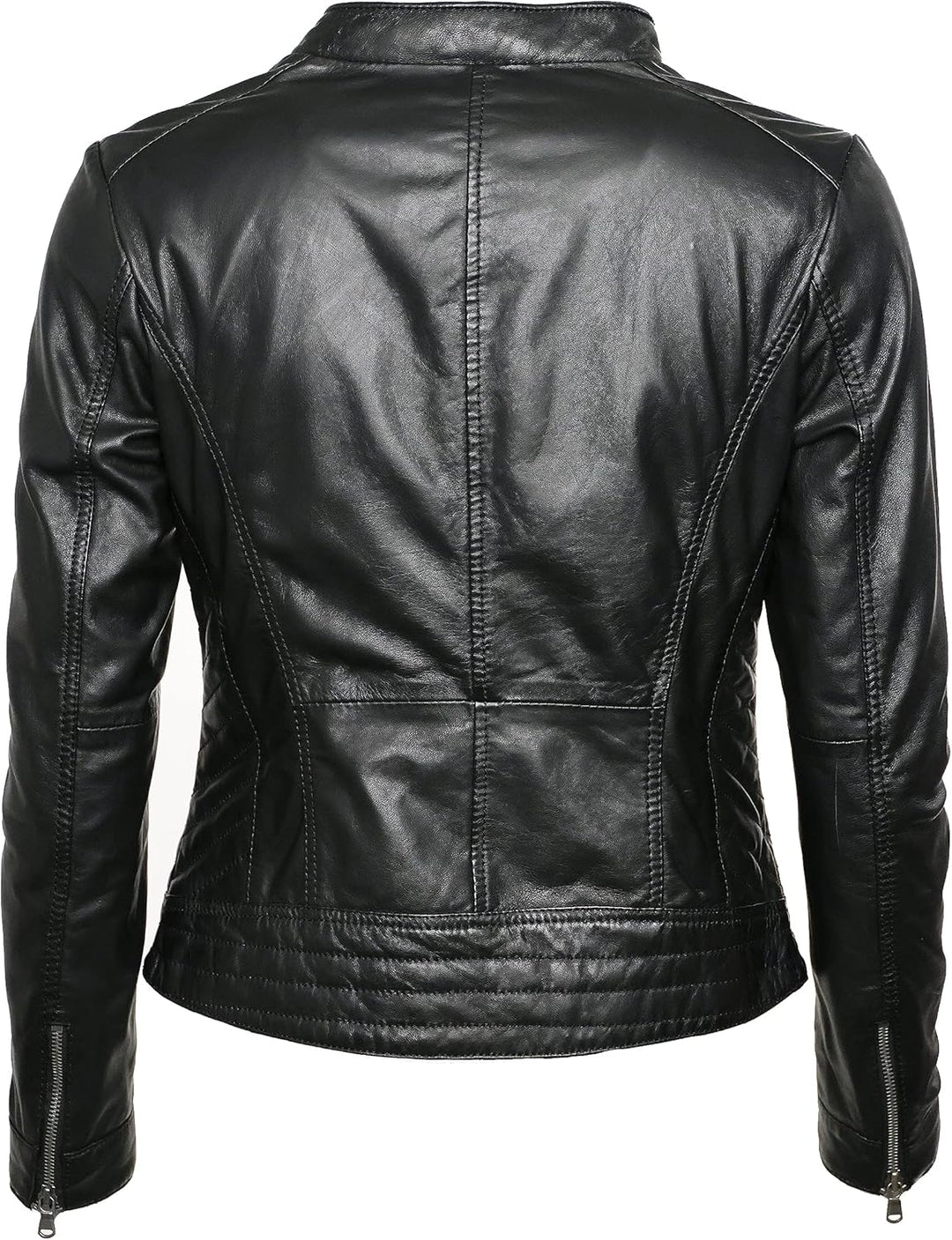 MAZE Damen Lederjacke 4202165 S Schwarz, S Schwarz