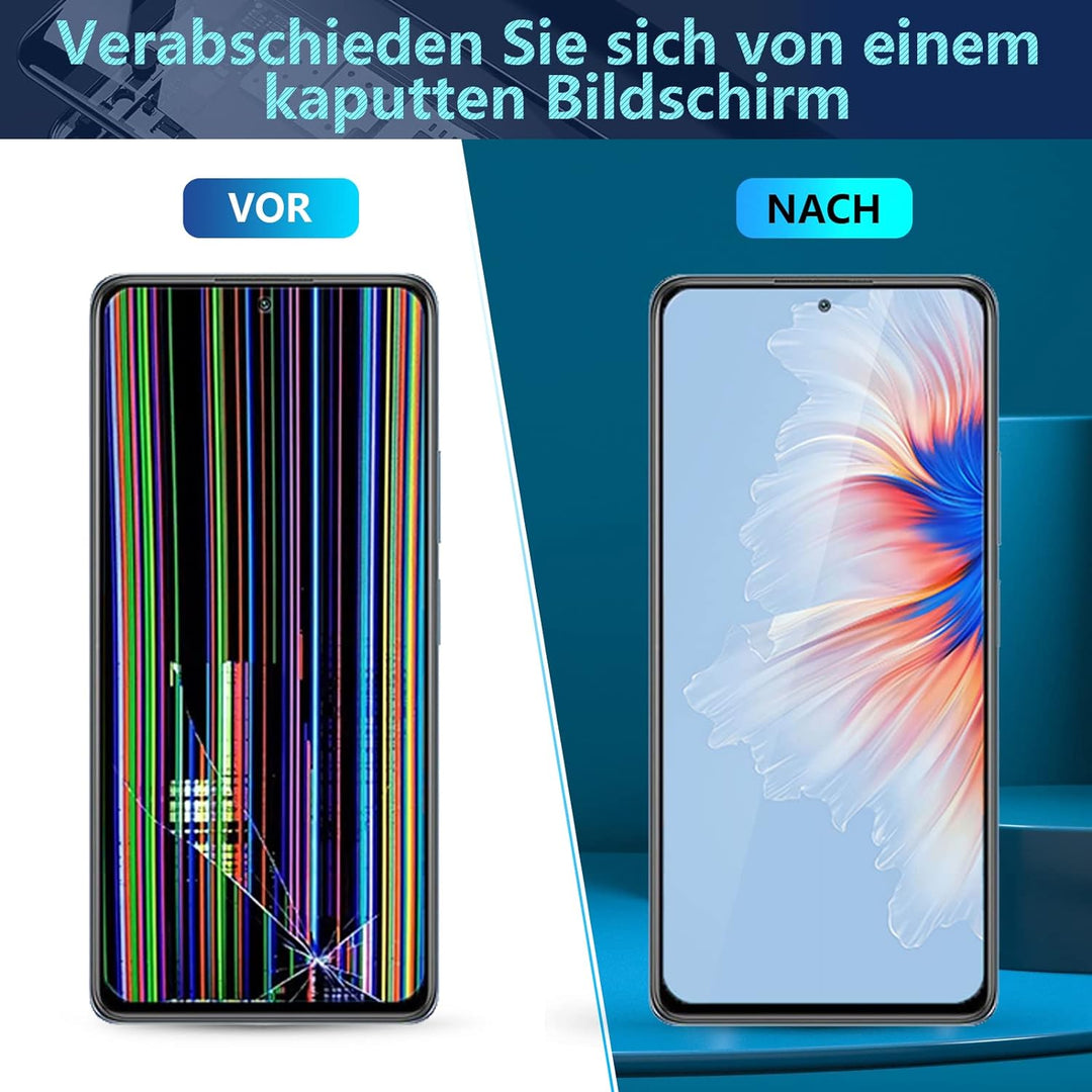 RongZy Kompatibel mit Xiaomi Redmi Note 10 Pro/Note 11 Pro 4G/5G/Note 10 Pro Max Ersatz Bildschirm L