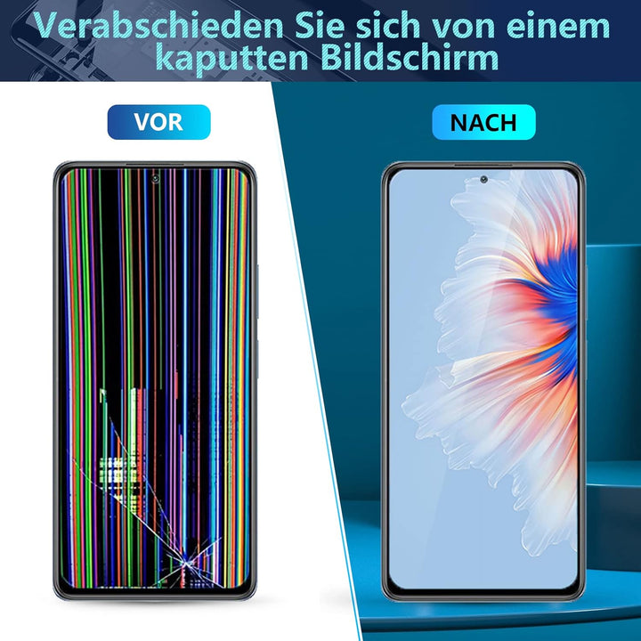 RongZy Kompatibel mit Xiaomi Redmi Note 10 Pro/Note 11 Pro 4G/5G/Note 10 Pro Max Ersatz Bildschirm L