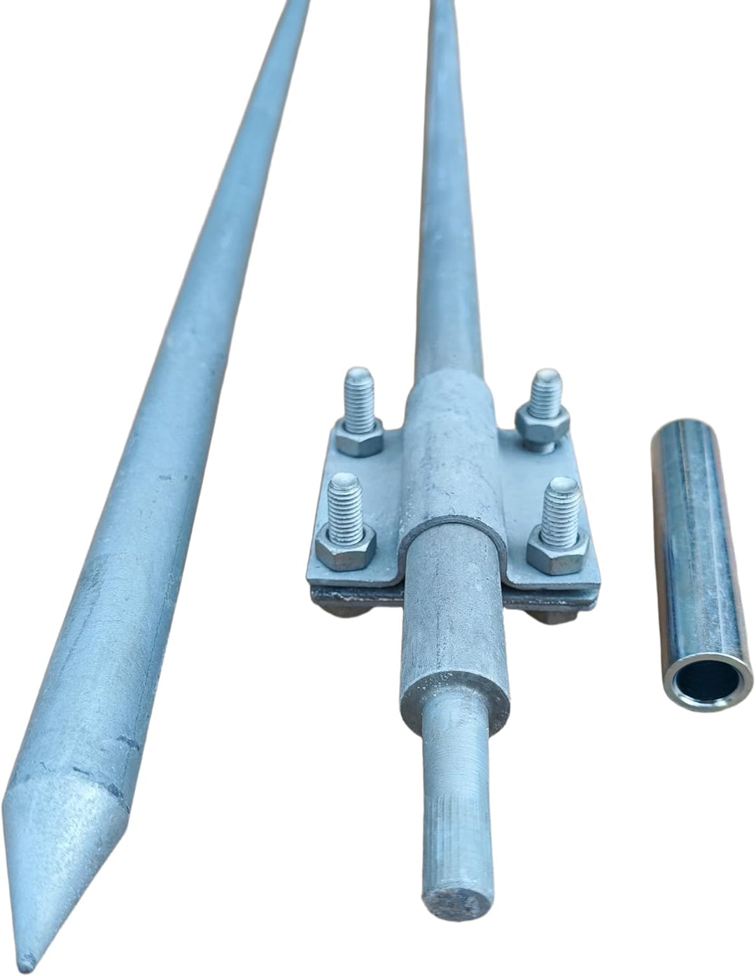 Tiefenerder Erder Erdung feuerverzinkt SET Ø16 2x1500mm nach DIN 50164-2 3m 3,0m 3000mm