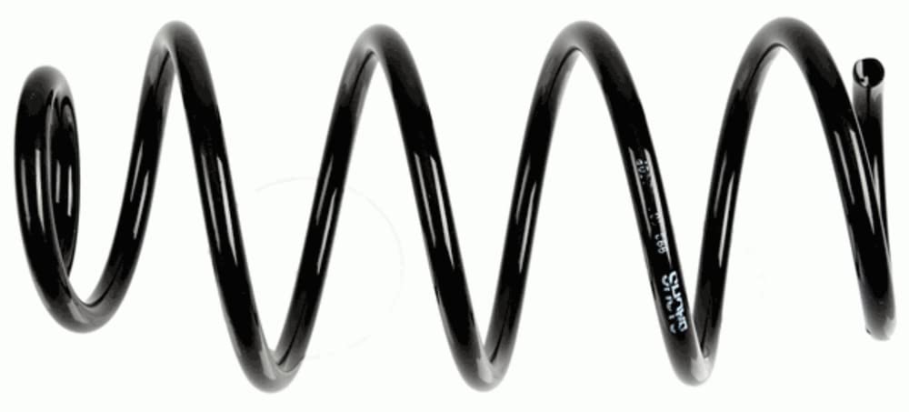 SACHS 993 184 Fahrwerksfeder für Audi A1 Sportback (8XA, 8XF) 2011-2019 Vorderachse und andere fahrz