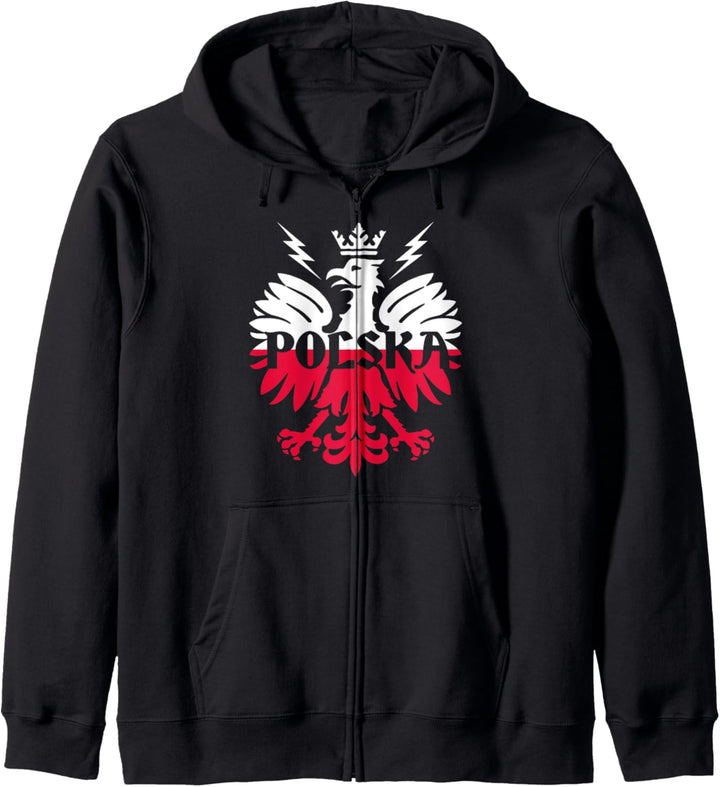 Polish Flag - Polska Eagle - Poland History - Polska Poland Kapuzenjacke