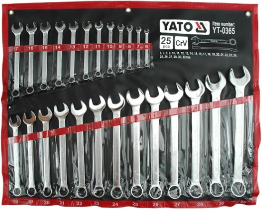 COMBINATION SPANNER SET 632MM 25PCS