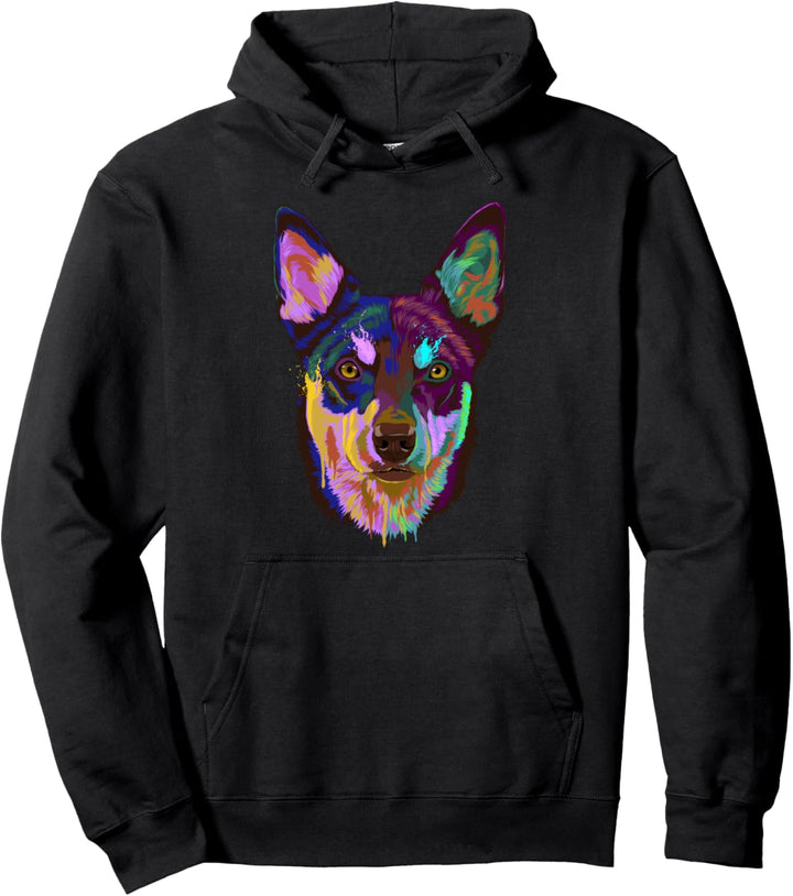 Hund Australian Kelpie Pullover Hoodie