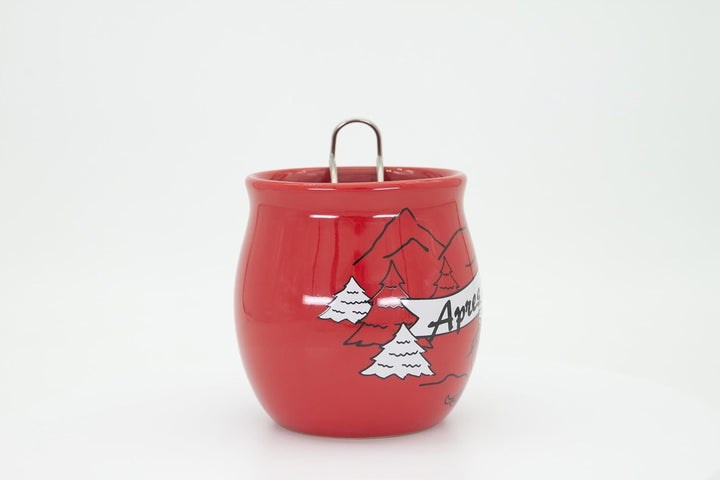 Feuerzangentasse 1er-Set, mit Rum, Rot/Après-Ski - für Feuerzangenbowle Rot / Après-ski, Rot / Après
