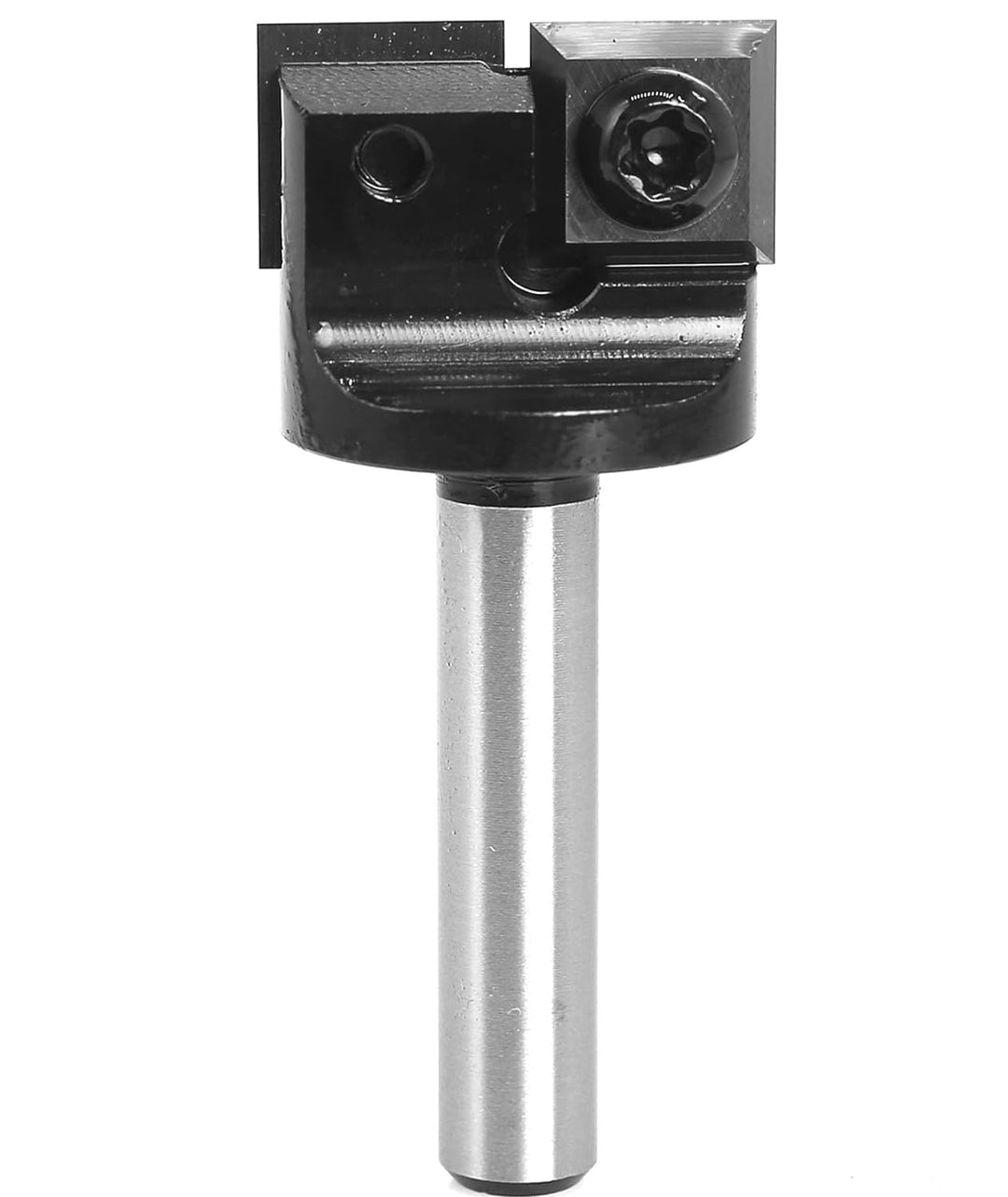 Sinoprotools 2 Flöten Planfräser, Hobelfräser [25.4 mm Durchmesser],8mm Schaft Spoilboard Fräser mit