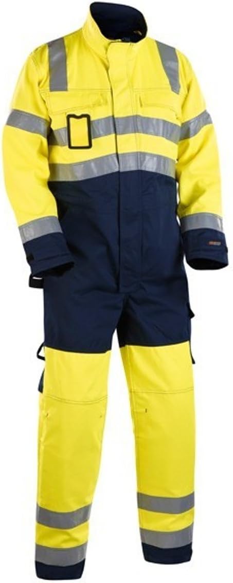 Blaklader 63731804 INSGESAMT HOHE VISIBILITÄT, Gelb/Marine, grootte C46 High Vis Gelb/Maroon Blau C4