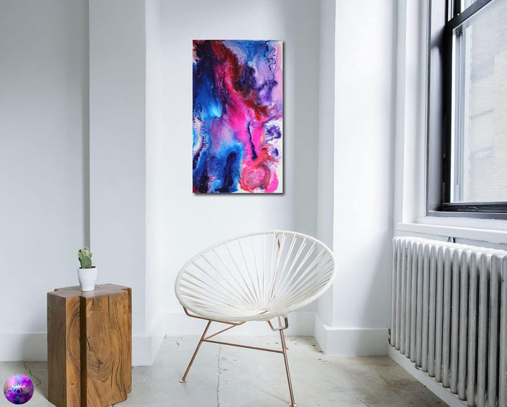 Original Gemälde Abstrakte Malerei - moderne hochglanz Wandbilder - Resin Art Kunst Bild Harz Unikat