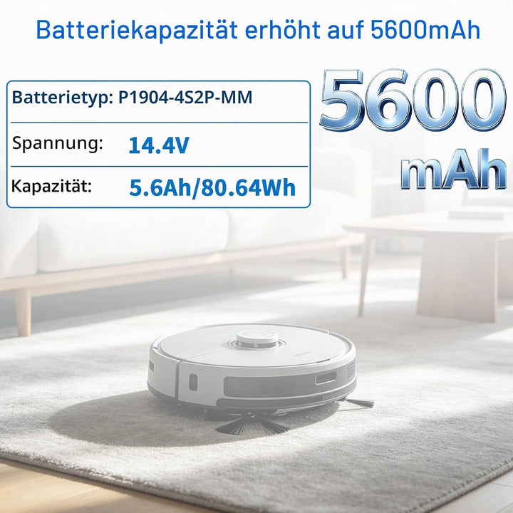 5600mAh Akku für Dreame F9 D9 D9 Pro D9 Max L10 Pro Z10 Pro L10S Ultra Staubsauger – Ersatzbatterie,