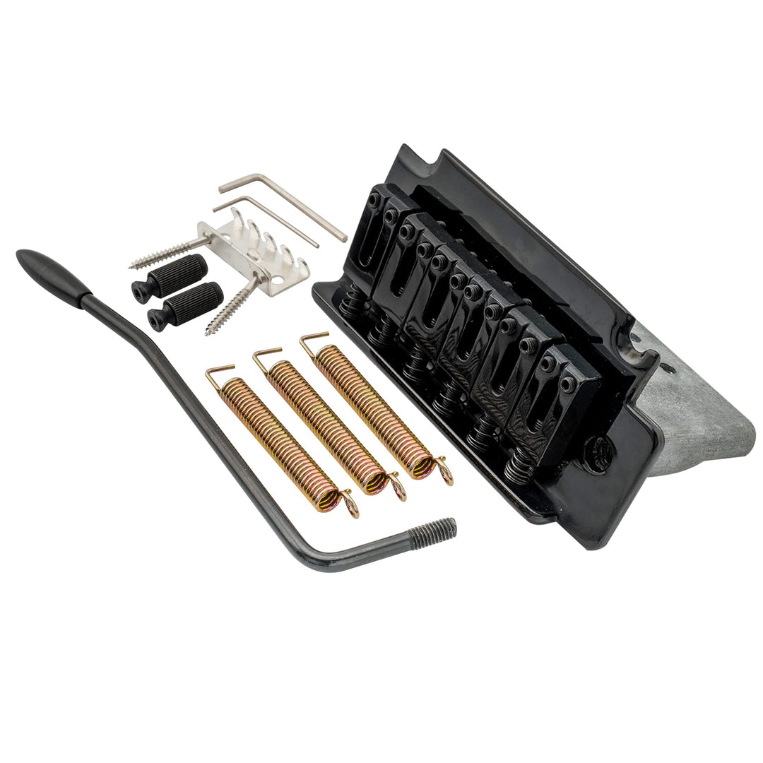 Musiclily Pro 52,5mm 2-Punkt Gitarren Tremolo Bridge Steg 36mm Kurzer Block für Squier Strat E-Gitar