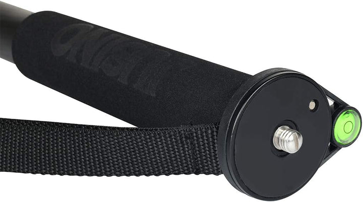 JUSINO - Leichtes und Stabiles Monopod Einbeinstativ aus hochwertigem Karbon - mit 4 Segmenten und S