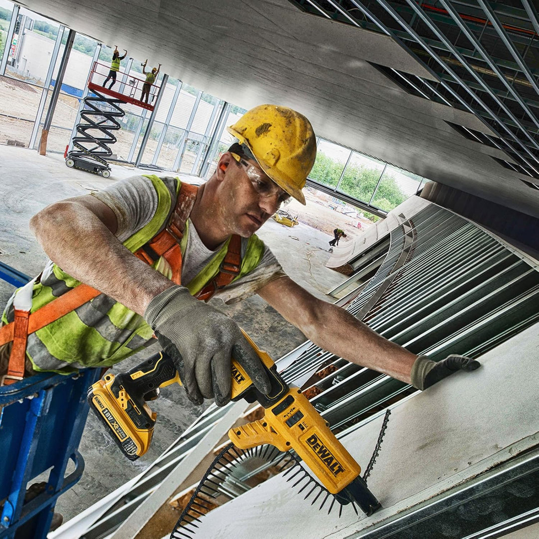 DEWALT DCF620P2K Brushless Collated Drywall Screwdriver 18V 2 x 5.0Ah Li-ion, UK-Version Einzelbett