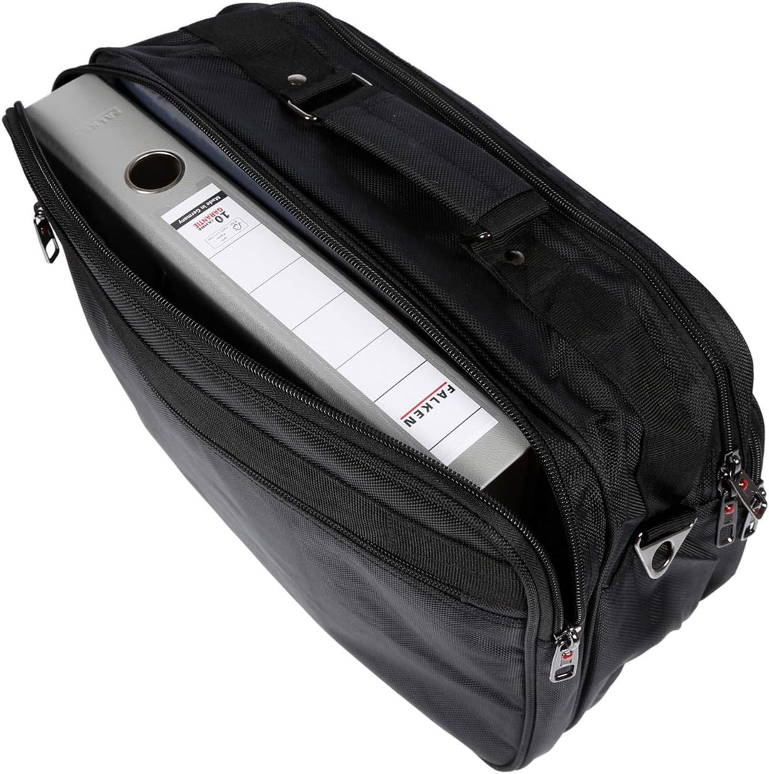 Christian Wippermann Hochwertige Flugbegleiter Arbeitstasche Herrentasche Bordcase Trolley XL Kreuz