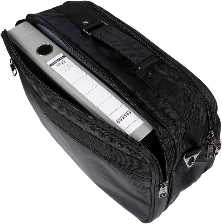 Christian Wippermann Hochwertige Flugbegleiter Arbeitstasche Herrentasche Bordcase Trolley XL Kreuz