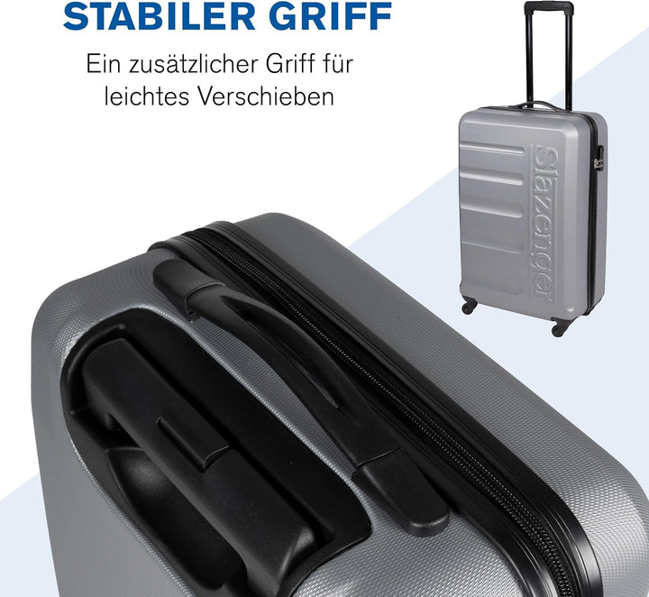 Slazenger Kofferset - Kofferset 3-Teilig Hartschale - ABS Material - Koffer set - Reisekoffer Set -