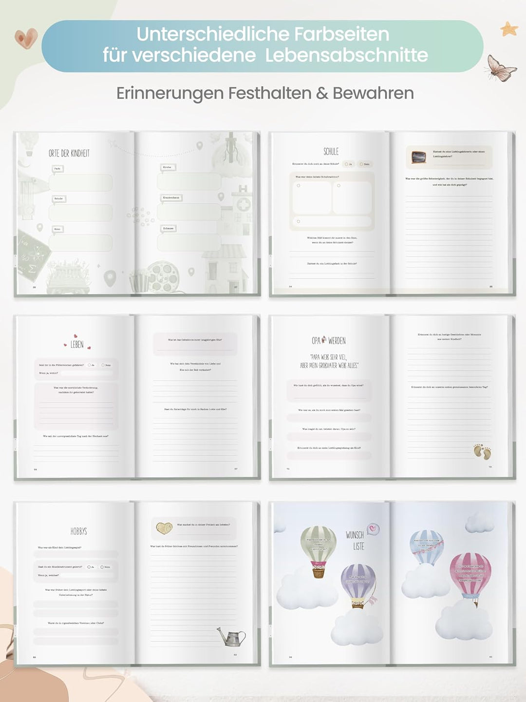 Hyggartn Opa, erzähl mal – Persönliches Erinnerungsbuch zum Ausfüllen, besonderes Geschenk für Opa,
