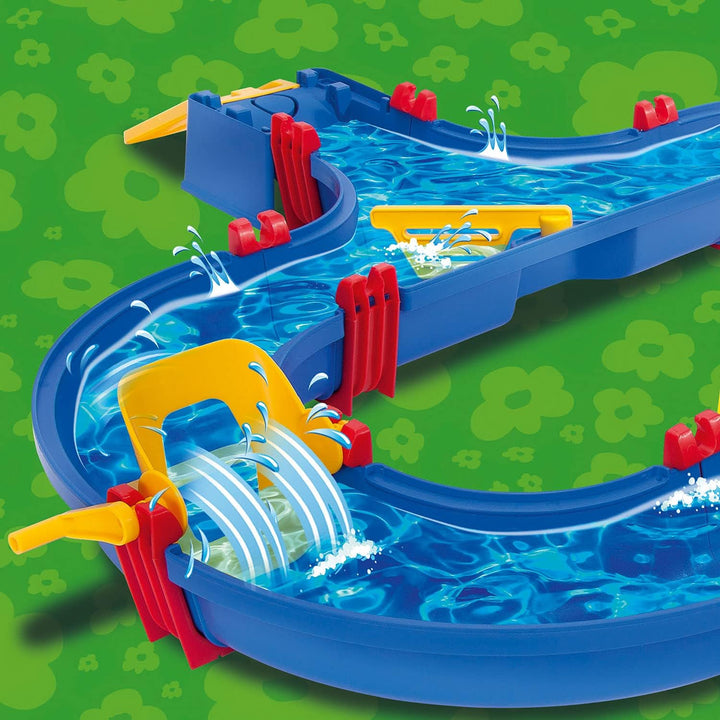 AquaPlay - ContainerPort - Wasserbahn mit beweglichem Kranarm, viele Spielfunktionen, Spieleset inkl