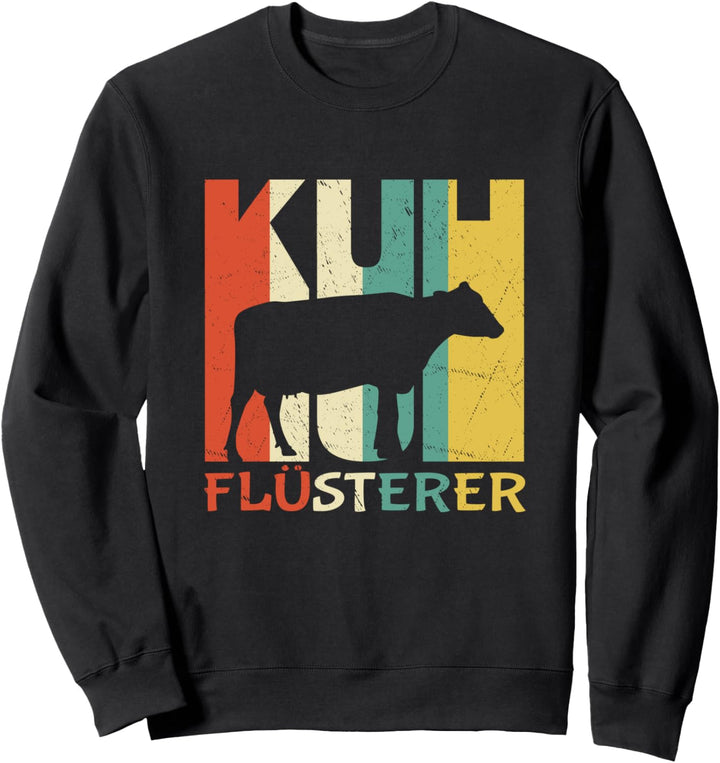 Kuh Shirt Herren Damen Landwirt Geschenk Kühe Rinder Sweatshirt