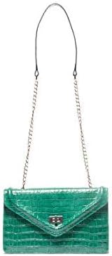 L’Intervalle Damen Amandine Stofftasche Green Croco, Green Croco
