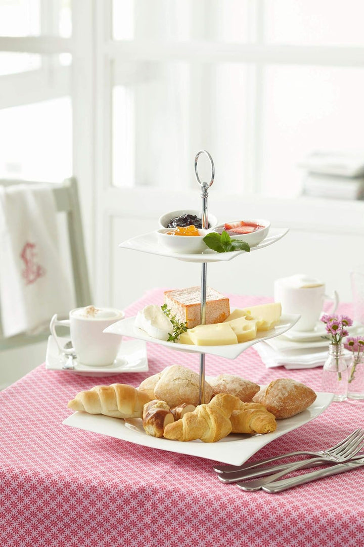 Maxwell & Williams Motion 3-stöckig Etagere, Porzellan, Weiss, 25x25x34, FBA_RP11703