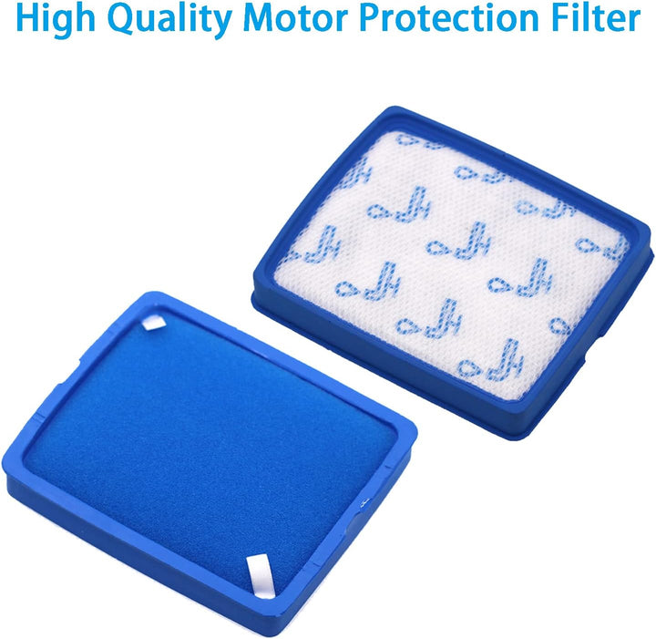4 Stück Filter Ersatzteile Zubehör Set für Philips PowerPro Expert Staubsauger FC9729/09 FC9741/09 F
