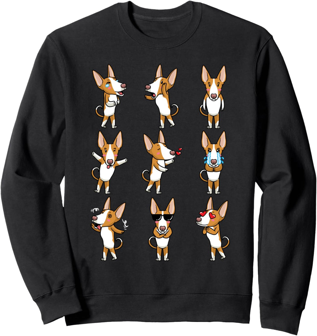 Podenco Ibicenco Hund Emotionen Sweatshirt