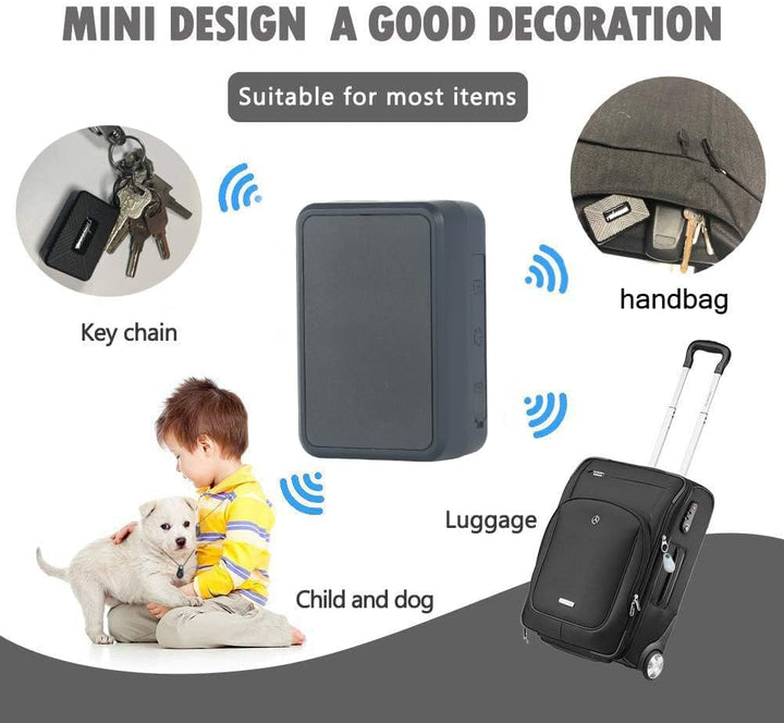 Winnes Mini GPS Tracker 4G mit SIM-Karte APP/Web-Echtzeitpositionierung GPS Tracker Kinder Unterstüt