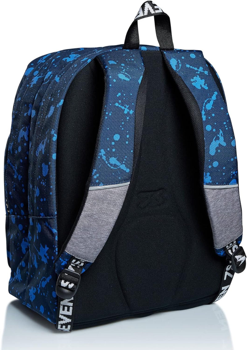 RUCKSACK OUTSIZE SEVEN STREET PLAYER Backpack für Schule, Uni & Freizeit, Geräumige Schultasche für