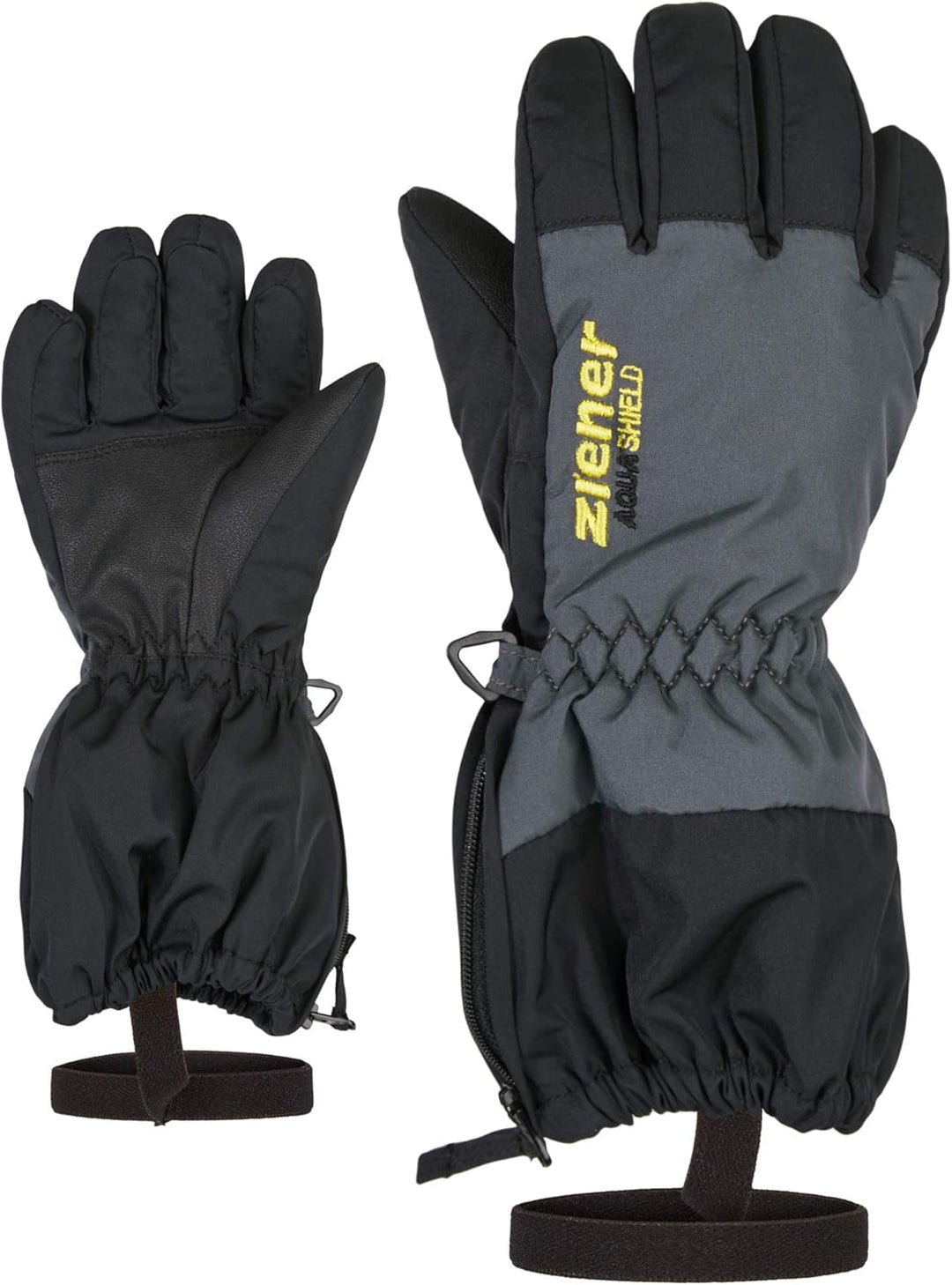 Ziener Baby LEVIO AS Minis glove Ski-Handschuhe/Wintersport | wasserdicht, atmungsaktiv, Dark Purple