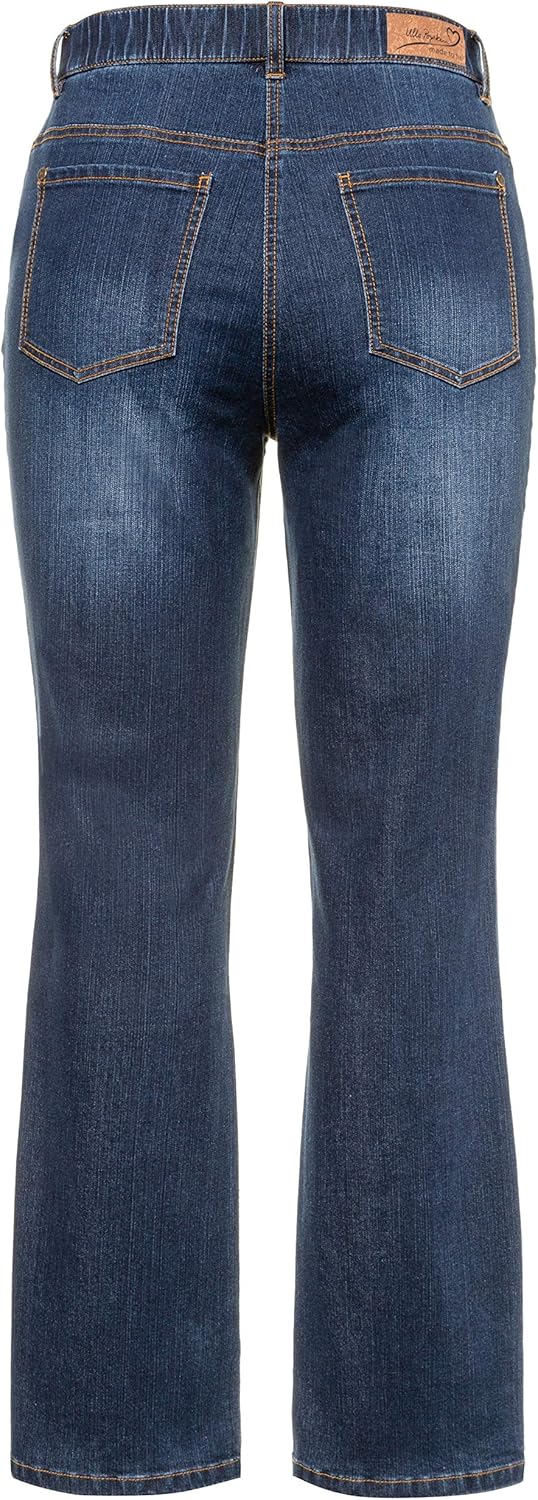 Ulla Popken Damen Slips, 5er-Pack Taillenslip Blue Denim 32W / 34L, Blue Denim 32W / 34L