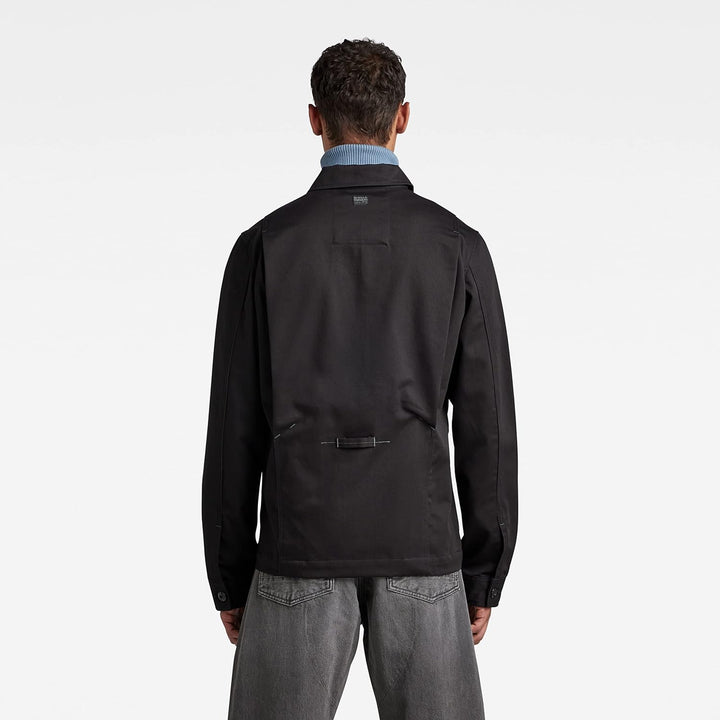 G-STAR RAW Herren Worker Overshirts L Schwarz (Dk Black D21445-c900-6484), L Schwarz (Dk Black D2144