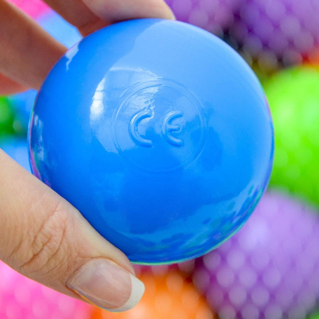 LittleTom 1000 Bunte Bälle für Bällebad 5,5cm Babybälle Plastikbälle Baby Spielbälle Pastell, 1000