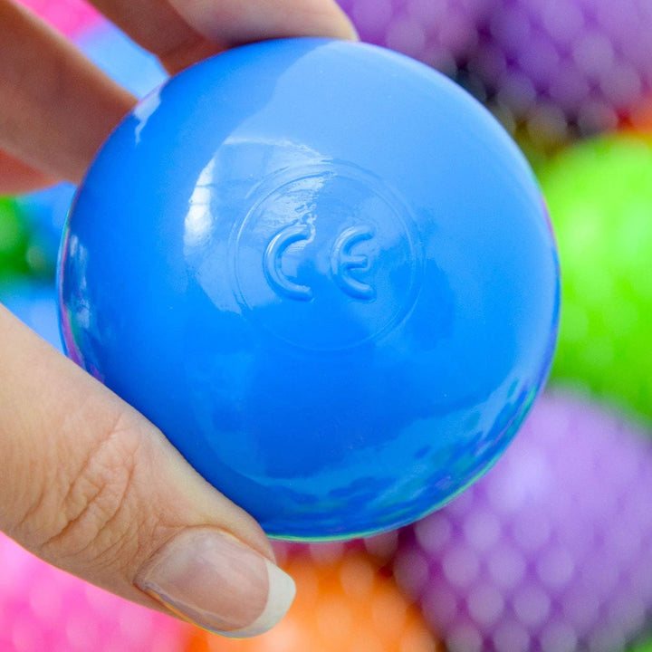 LittleTom 1000 Bunte Bälle für Bällebad 5,5cm Babybälle Plastikbälle Baby Spielbälle Pastell, 1000