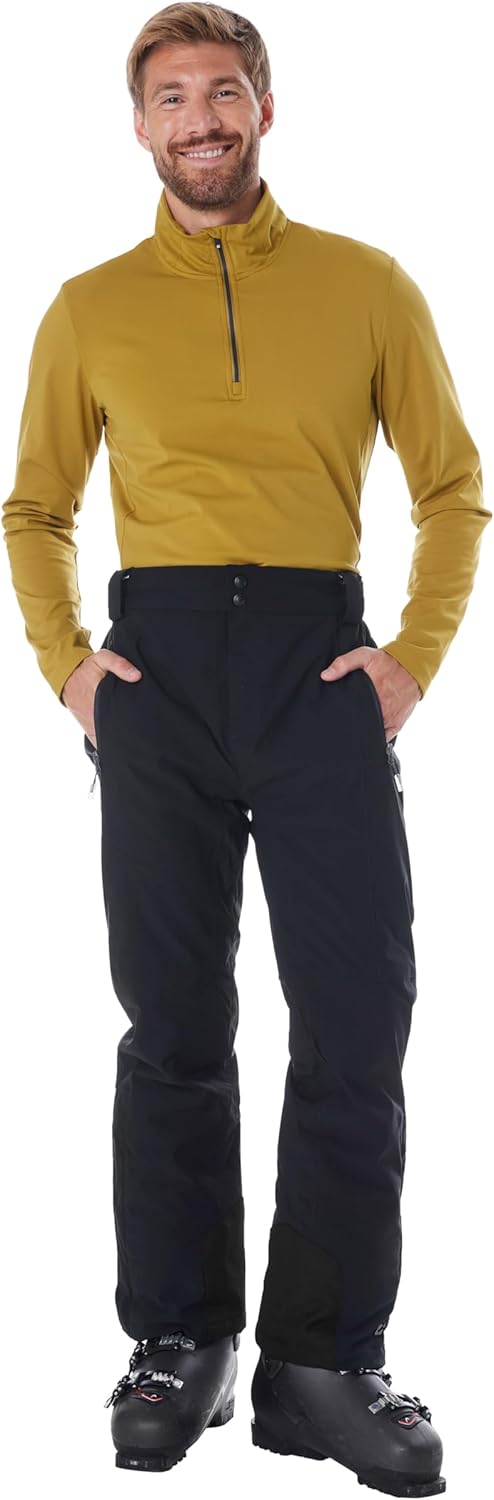 Killtec Herren Skihose/Funktionshose mit abnehmbaren Trägern Schwarz XL Skihose, Schwarz XL Skihose