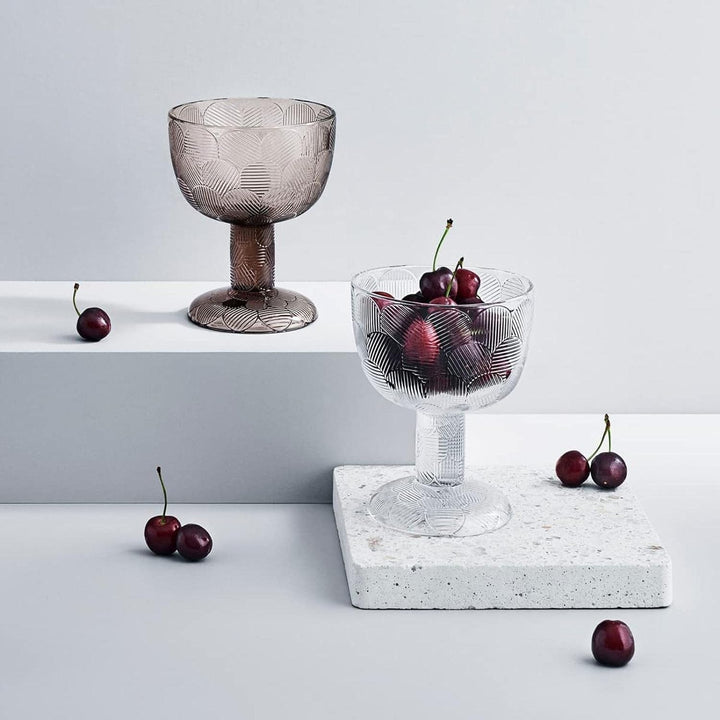 Iittala 1051296 Miranda Schale, Glas, leinen, 145mm, Leinen