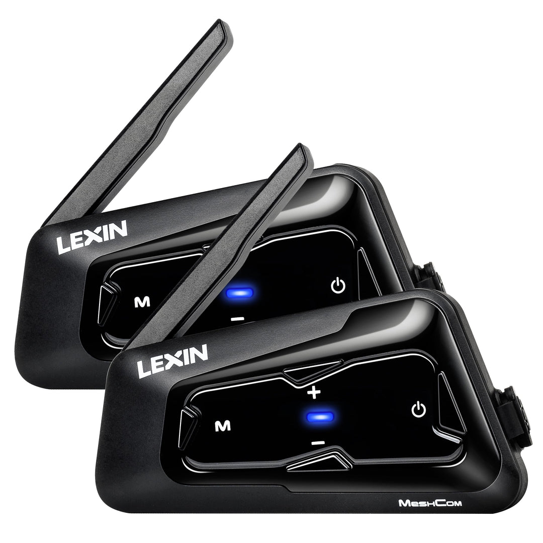 LEXIN MeshCom Motorrad Headset Mesh 3.0, Helm Kommunikationssystem, Motorradhelm Gegensprechanlage m
