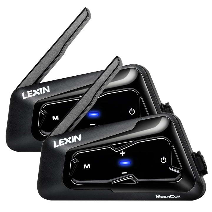 LEXIN MeshCom Motorrad Headset Mesh 3.0, Helm Kommunikationssystem, Motorradhelm Gegensprechanlage m