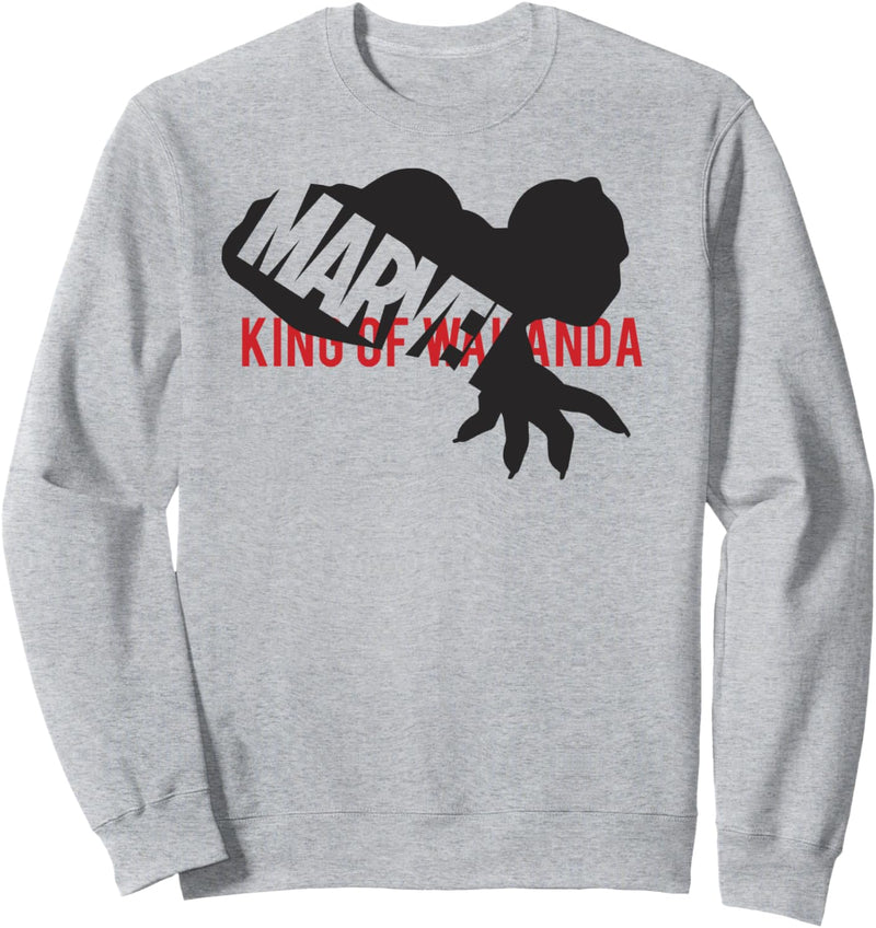 Marvel Black Panther King Of Wakanda Marvel Logo Sweatshirt