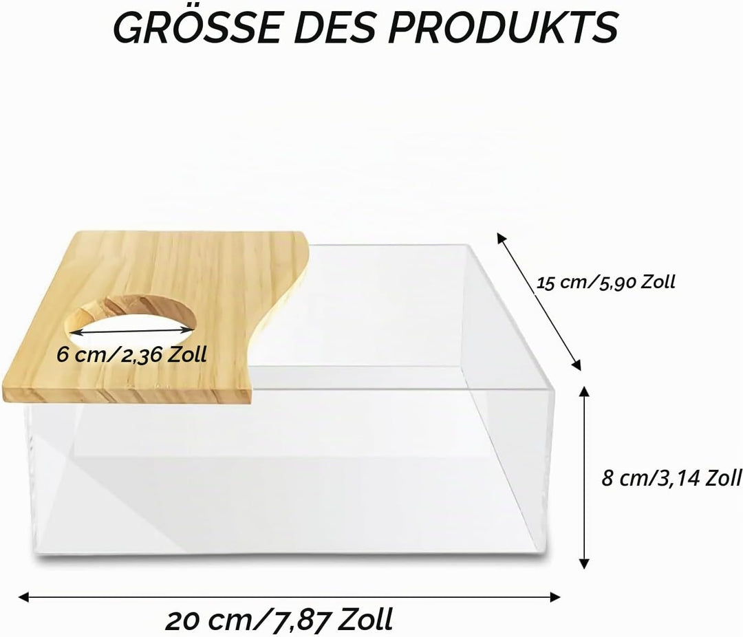 Haustier Hamster Badezimmer, Acryl Hamster Badebox, Sandbad Box für Chinchilla, Goldene Bären, Gerbi