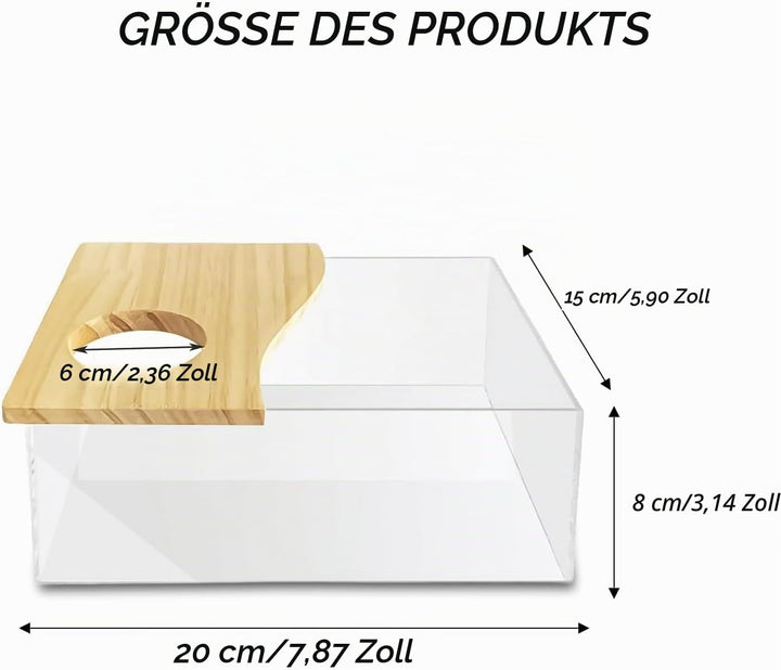 Haustier Hamster Badezimmer, Acryl Hamster Badebox, Sandbad Box für Chinchilla, Goldene Bären, Gerbi