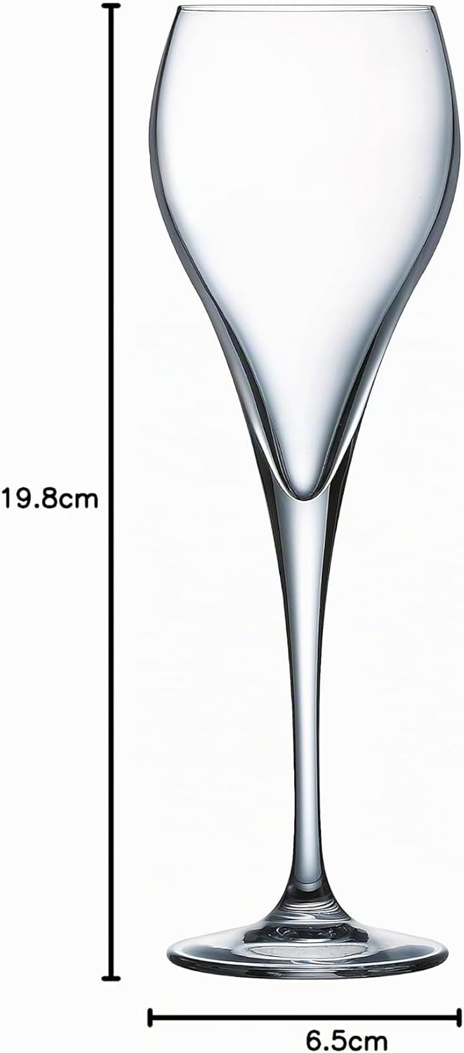 Arcoroc - Kollektion Brio – 6 Champagnergläser 16 cl – Transparenz und Stärke – verstärkte Verpackun