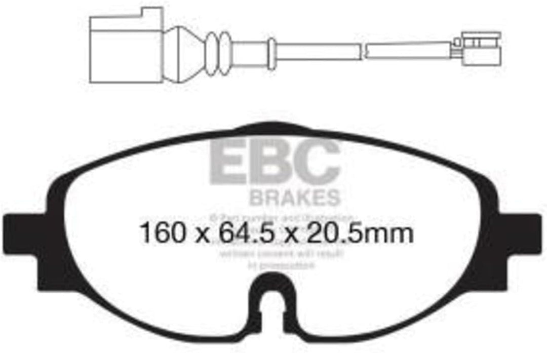 EBC Brakes Bremsbeläge Bremsklötze VORNE DP22150