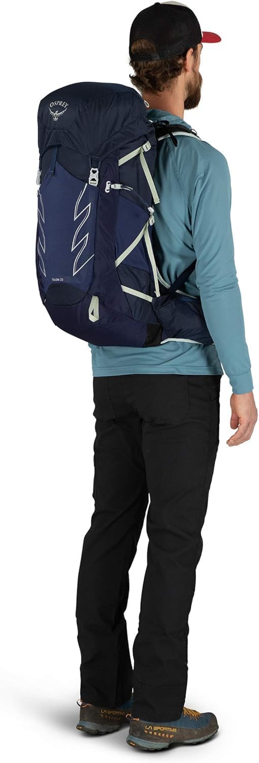 Osprey Talon 33 Wanderrucksack für Männer L-XL Eclipse Grey Single, L-XL Eclipse Grey Single
